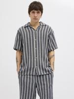 Jack - Jones Jorcoba Stripe Resort Shirt Ss Sn Overhemd Ocean Cavern Jack - Jones Jorcoba Stripe Resort Shirt Ss Sn Overhemd Ocean Cavern