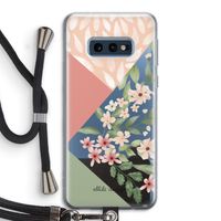 Sweet heaven geometrics: Samsung Galaxy S10e Transparant Hoesje met koord