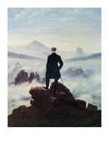 Kunstdruk Caspar David Friedrich - Der Wanderer im Nebelmeer 70x90cm Kunstdruk Caspar David Friedrich - Der Wanderer im Nebelmeer 70x90cm