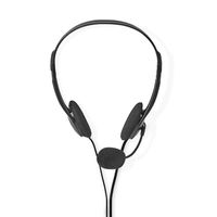 Nedis PC-Headset | On-Ear | Stereo | 2x 3.5 mm | 2 m | 1 stuks - CHST100BK CHST100BK Nedis PC-Headset | On-Ear | Stereo | 2x 3.5 mm | 2 m | 1 stuks - CHST100BK CHST100BK