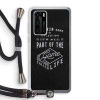 Life: Huawei P40 Transparant Hoesje met koord
