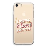 Pizza is the answer: iPhone 7 Transparant Hoesje