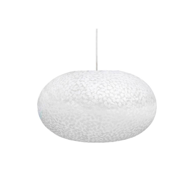 Hanglamp Wangi White UFO in 2 maten