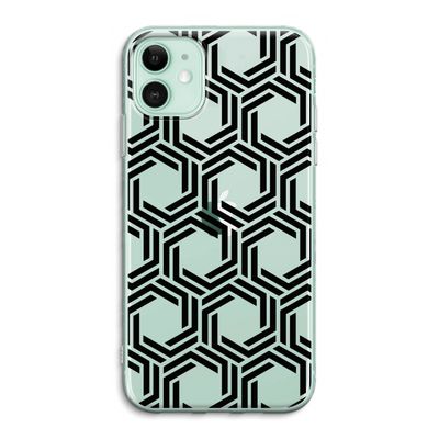 Geometrisch patroon: iPhone 11 Transparant Hoesje