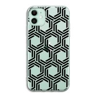 Geometrisch patroon: iPhone 11 Transparant Hoesje