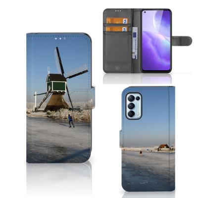OPPO Find X3 Lite | Flip Cover | Schaatsers