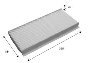 Interieurfilter CLIMFILTER COMFORT VALEO, u.a. für Mercedes-Benz