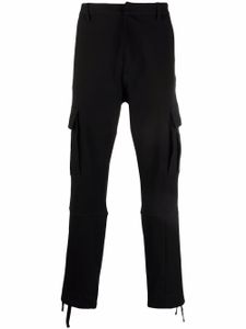 Marcelo Burlon County of Milan pantalon de jogging cargo à broderie Cross - Noir