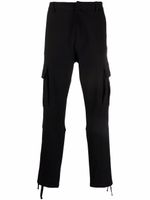 Marcelo Burlon County of Milan pantalon de jogging cargo à broderie Cross - Noir - thumbnail