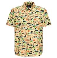 King Kerosin Sixties Cocktail Shirt Off White-XL