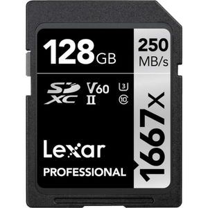 Lexar SDXC Professional 128GB UHS-II V60 1667x