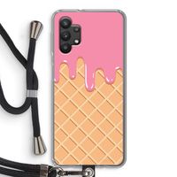 Ice cream: Samsung Galaxy A32 5G Transparant Hoesje met koord