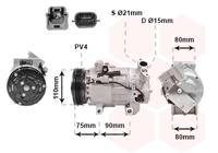 Van Wezel Airco compressor 4300K639 - thumbnail