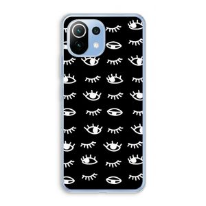 Eye pattern #3: Xiaomi Mi 11 Lite Transparant Hoesje