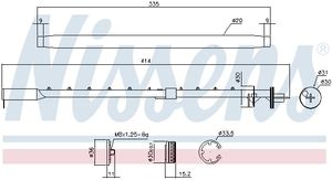 Receiver dryer 95580