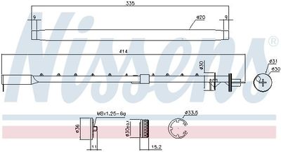 Receiver dryer 95580
