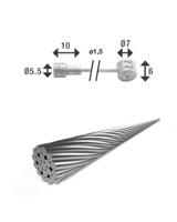 XLC Kabel rem a binnen 2.35 2 nipp rvs brx87