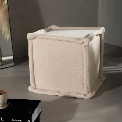 Nohr Hocker 'Ariadna' Fleece, kleur Wit