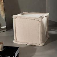 Nohr Hocker 'Ariadna' Fleece, kleur Wit