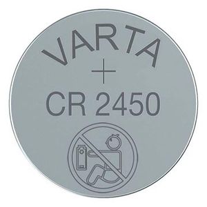 Varta CR2450/6450 lithium knoopcelbatterij 6450101401 - 3V