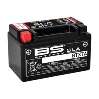 BS BATTERY Batterij gesloten onderhoudsvrij, Batterijen voor motor & scooter, BTX7A SLA