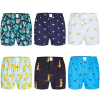 MG-1 MG-1 Wijde Boxershorts Heren 6-Pack Multipack met Prints