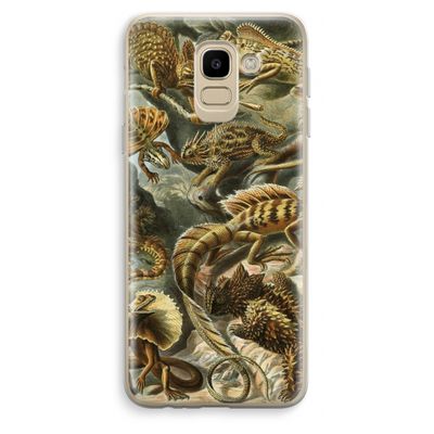 Haeckel Lacertilia: Samsung Galaxy J6 (2018) Transparant Hoesje