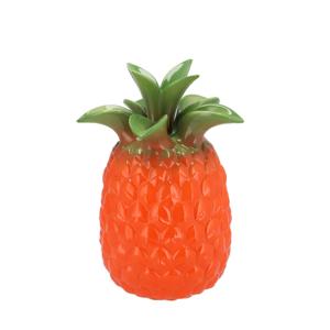 Bloemenvaas Tropical Pineapple - ananas vaas - oranje - D14 x H18 cm