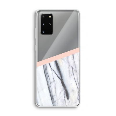 A touch of peach: Samsung Galaxy S20 Plus Transparant Hoesje
