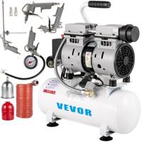 VEVOR Olievrije Compressor luchtcompressor 550 W Silent Fluisterstille compressor 9 L Fluistercompressor Laag Geluidsniveau Het is een goede keuze