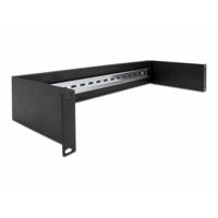 Delock 66884 19 inch Inschuifsysteem voor patchkast 2 HE Zwart