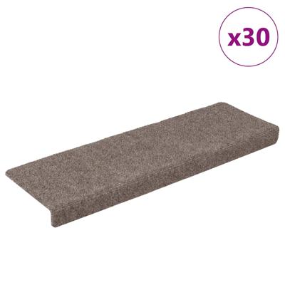 Trapmatten zelfklevend 30 st 65x21x4 cm crèmekleurig