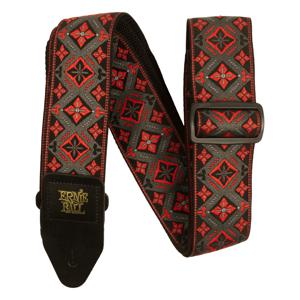 Ernie Ball Classic Jacquard Strap 5346 Red King gitaarband