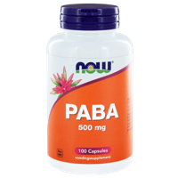 NOW PABA 500mg Capsules 100st