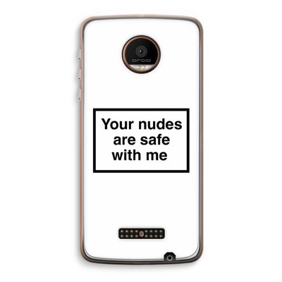 Safe with me: Motorola Moto Z Force Transparant Hoesje