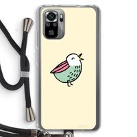 Birdy: Xiaomi Redmi Note 10S Transparant Hoesje met koord