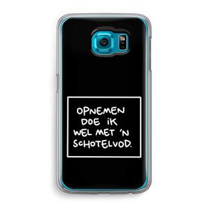 Schotelvod: Samsung Galaxy S6 Transparant Hoesje