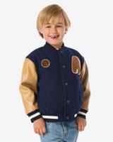 HEMA Kinderbomberjack PU Blauw (blauw)