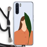 Leaf: Oppo A91 Transparant Hoesje met koord - thumbnail