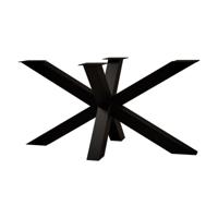 Stalen matrix zwart spinpoot 120 bij 75 cm en hoogte 73 cm (8 x 8 cm)