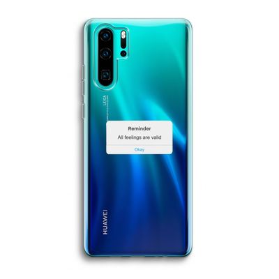 Reminder: Huawei P30 Pro Transparant Hoesje