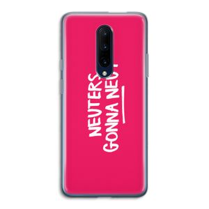 Neuters (roze): OnePlus 7 Pro Transparant Hoesje