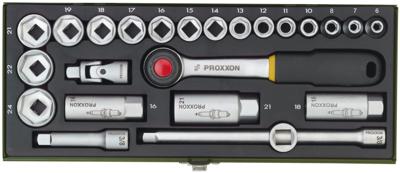 PROXXON dopsleutel set socket wrench set 24-t.