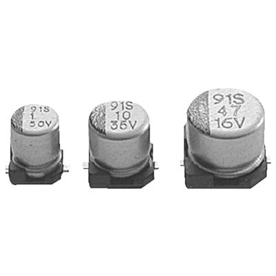 KJ Electronics Elektrolytische condensator (Ø x h) 10 mm x 10.5 mm 1 stuk(s)