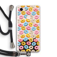 Pink donuts: Pixel 3 XL Transparant Hoesje met koord