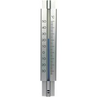 Thermometer buiten - metaal - 29 cm   -