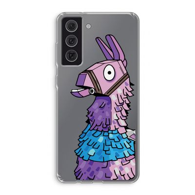 Lama: Samsung Galaxy S21 FE Transparant Hoesje