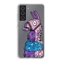 Lama: Samsung Galaxy S21 FE Transparant Hoesje
