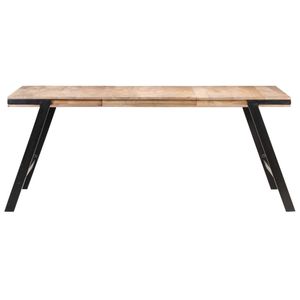 The Living Store - Houten eettafel - 180 x 90 x 76 cm - Massief mangohout