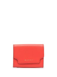 Marni portefeuille à design bicolore - Rouge